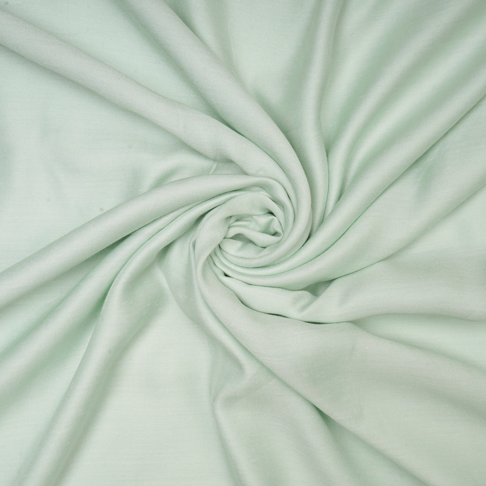 (Pre-Cut 3.00 Mtr) Sea Green Color Modal Satin Fabric