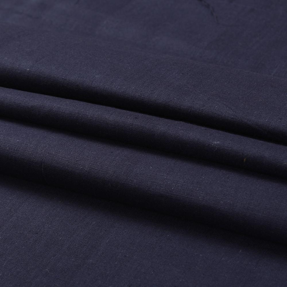 (Pre Cut 1.50 Mtr Piece) Dark Blue Color Cotton Muslin Fabric