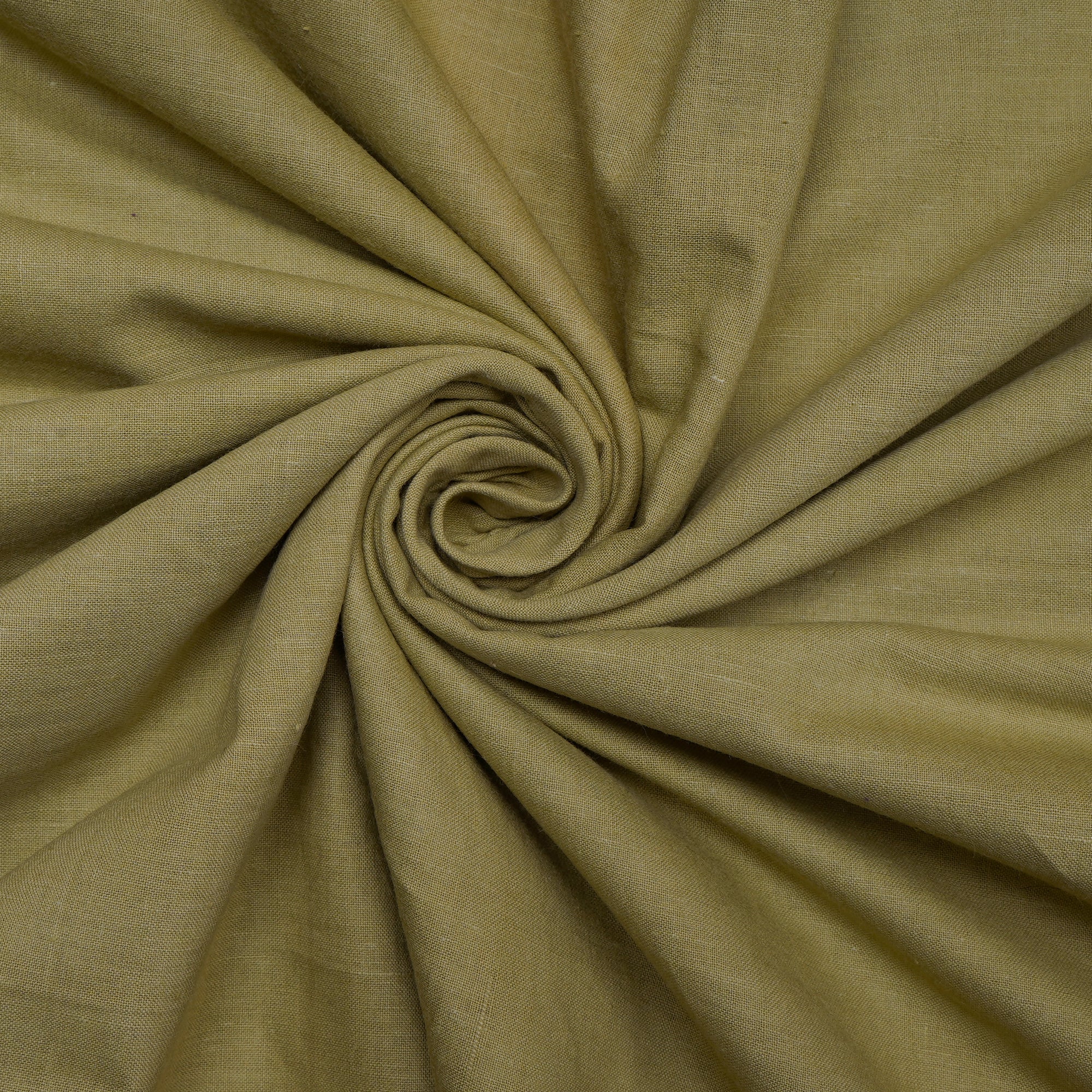 (Pre-Cut 2.50 Mtr) Dusty Green Color Muslin Cotton Fabric