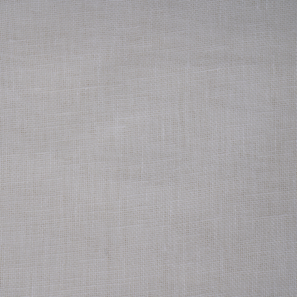 (Pre-Cut 1.50 Mtr ) White Color Gauze Linen Fabric