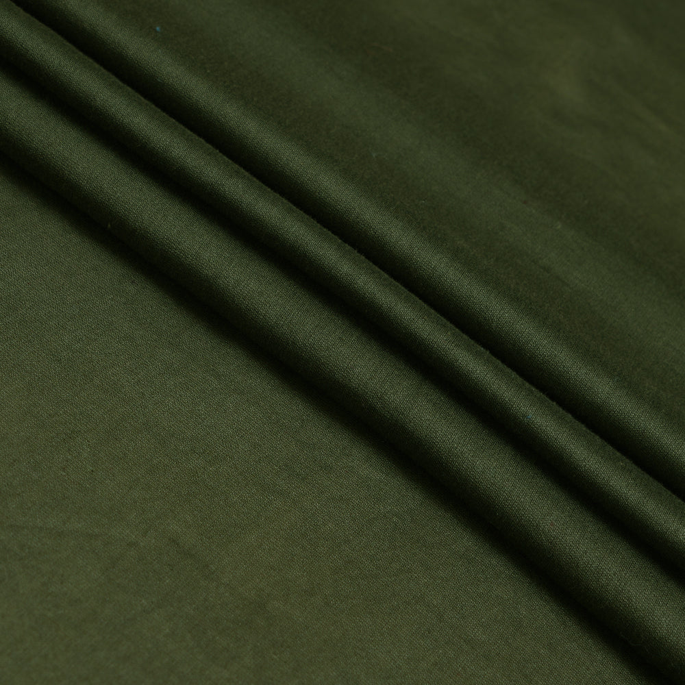 (Pre Cut 0.70 Mtr Piece) Seaweed Color Rapier Chanderi Fabric