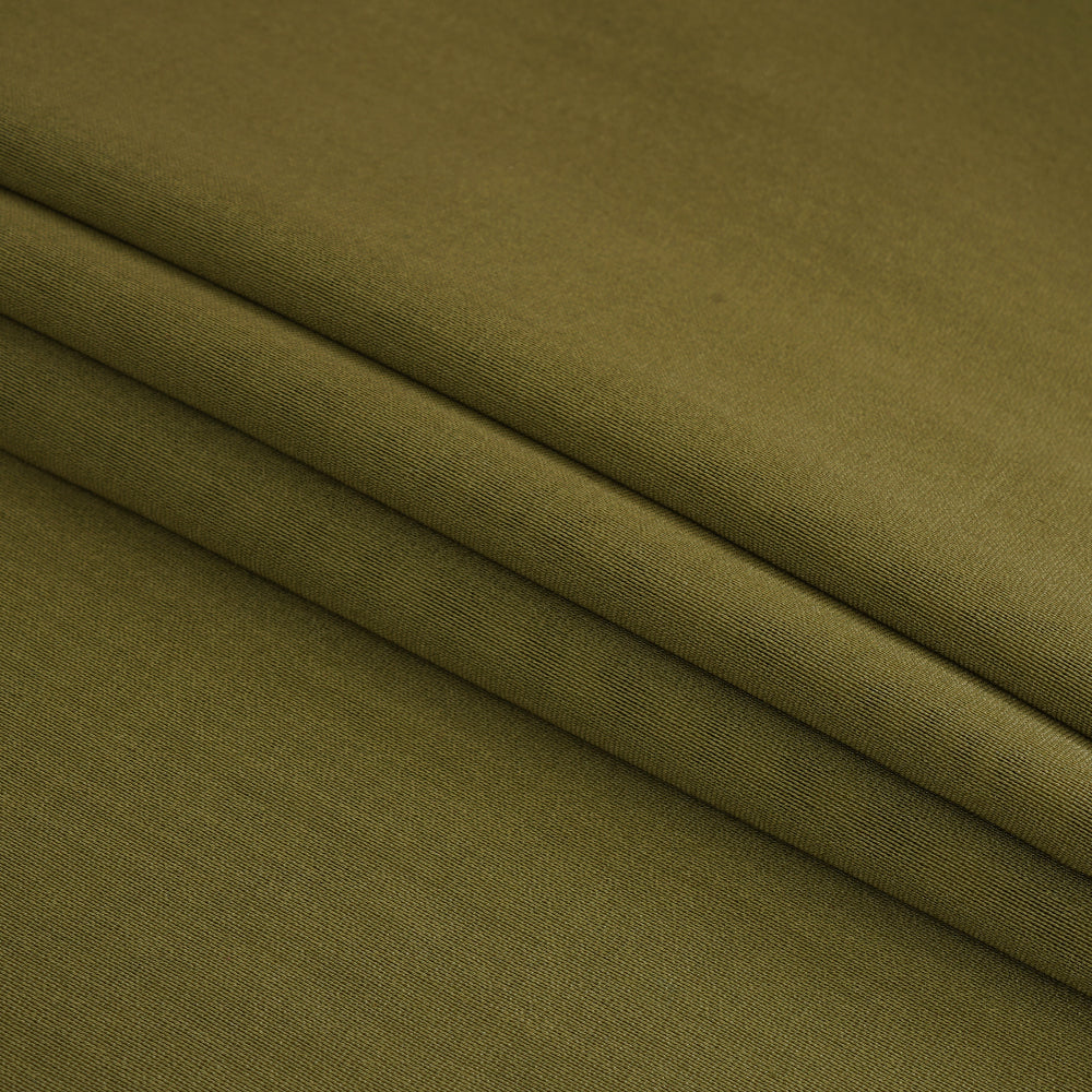(Pre Cut Pre-Cut Fabrics>>Cut Piece Upto 1 Metre) Olive Color Rapier Chanderi Fabric