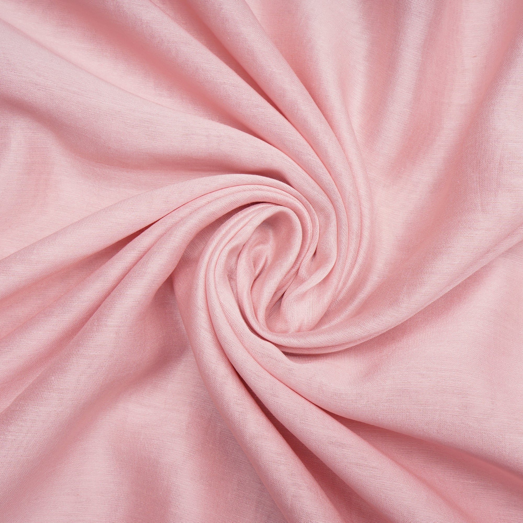 (Pre Cut 1.1 Mtr )Light Pink Piece Dyed Rapier Chanderi Fabric