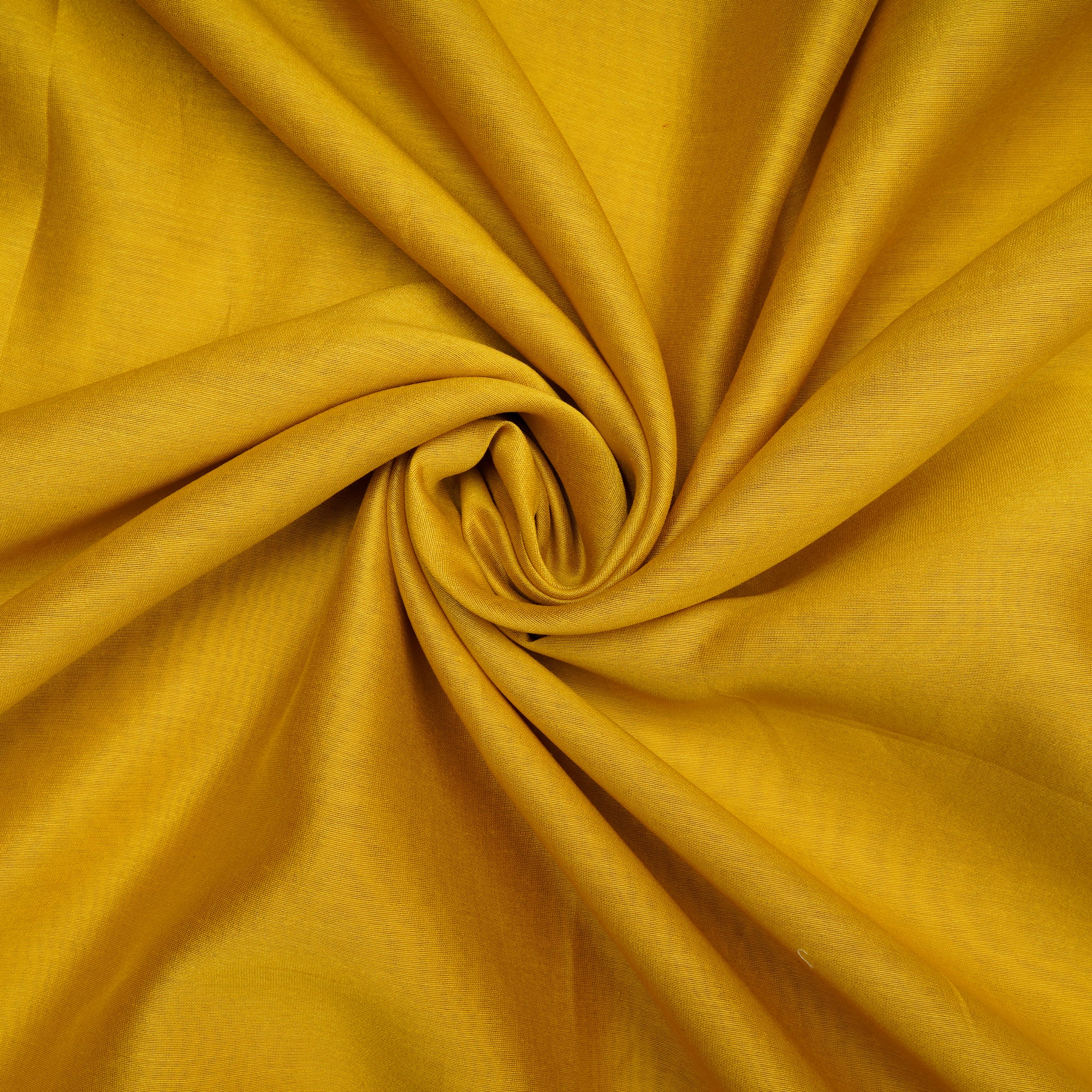 (Pre Cut 1.60 Mtr Piece) Yellow Color Rapier Chanderi Fabric