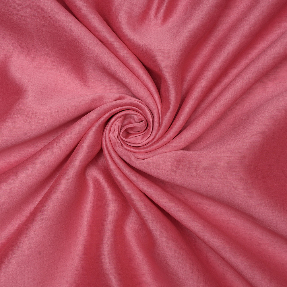 (Pre-Cut 3.20 Mtr) Pink Color Rapier Chanderi Fabric