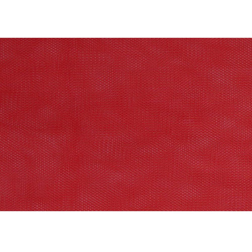 (Pre Cut 1.50 Mtr Piece) Crimson Color Butterfly Net Fabric