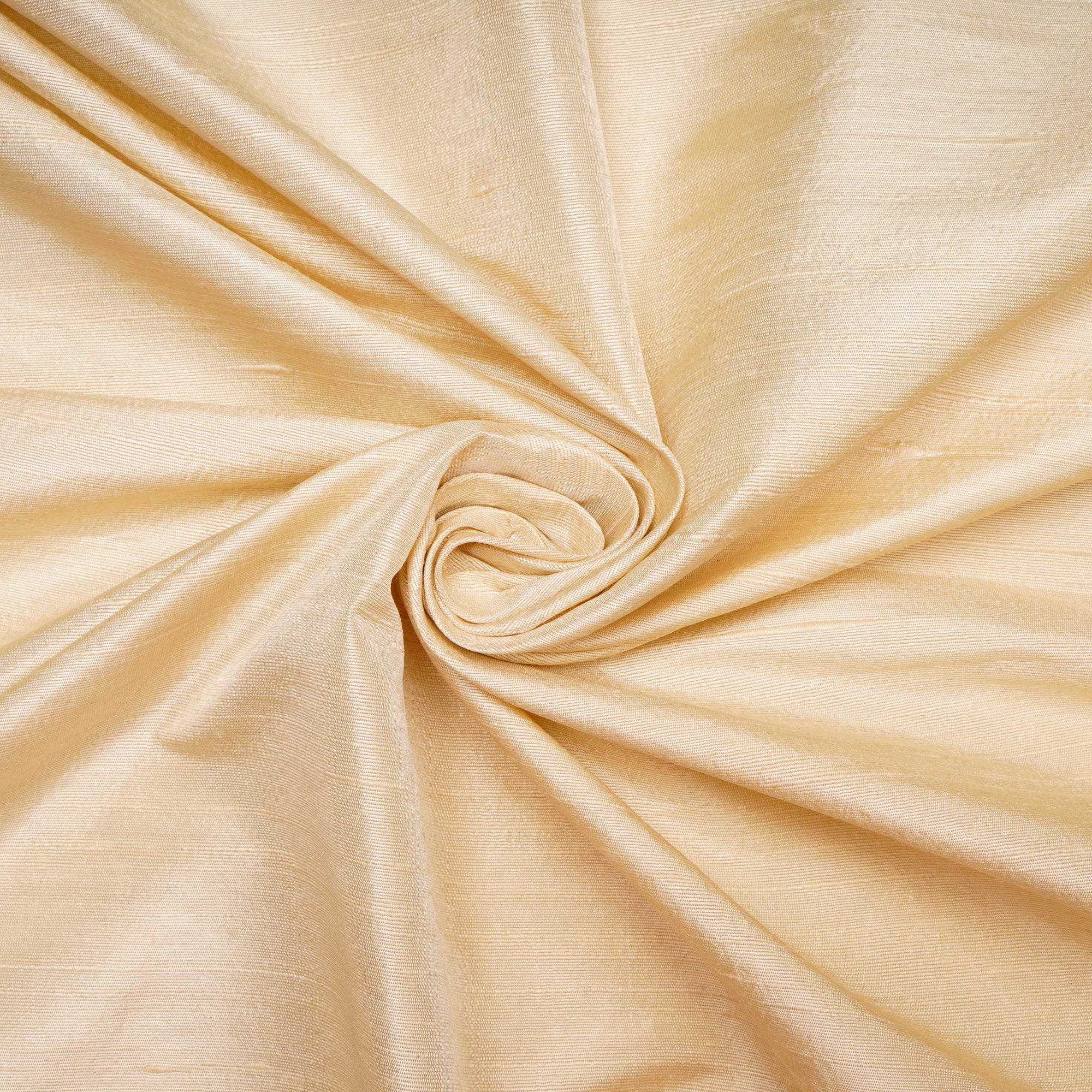 (Pre Cut 1.40 Mtr )Blond Blended Dupion Silk Fabric