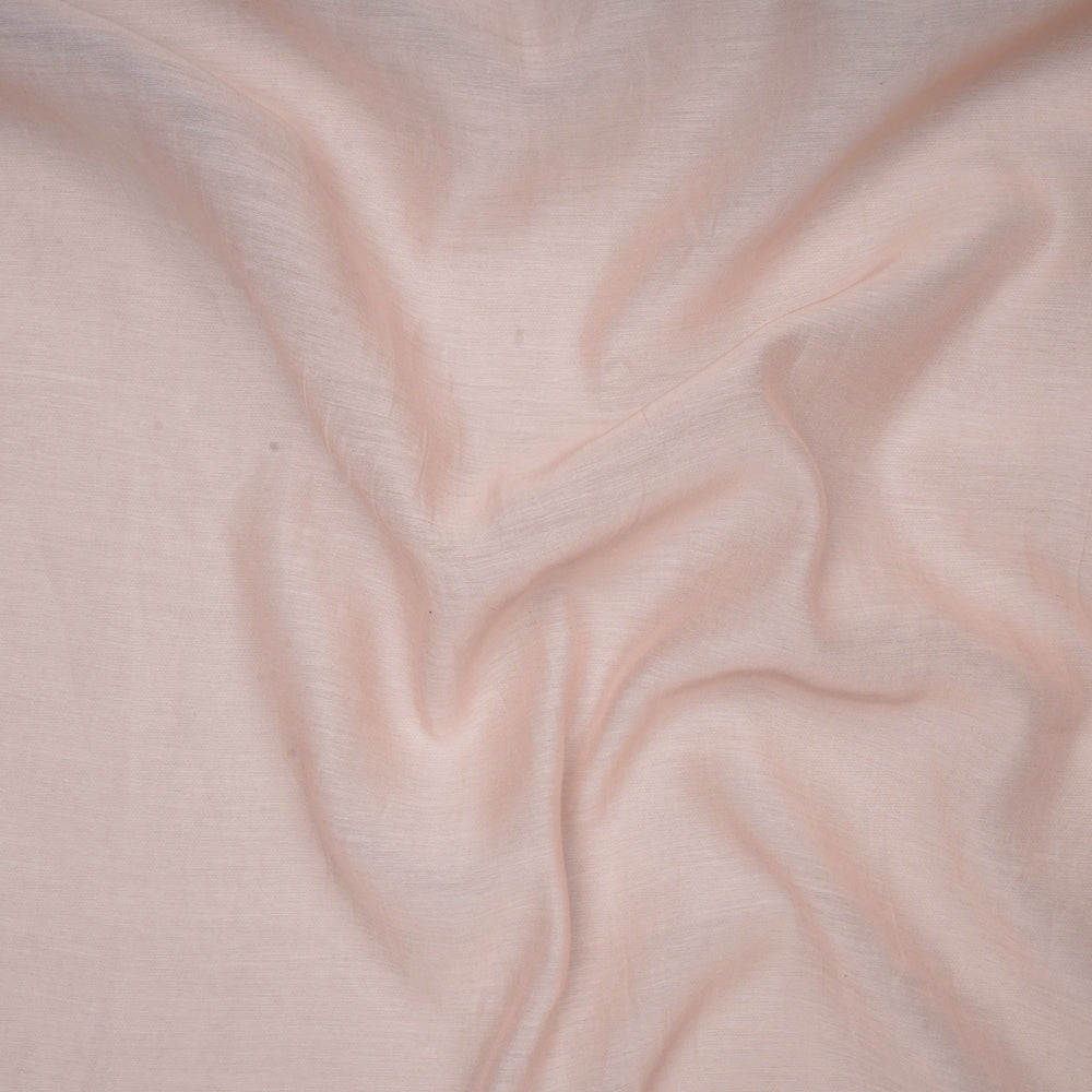 (Pre-Cut 1.00 Mtr) Baby Pink Color Pure Chanderi Fabric