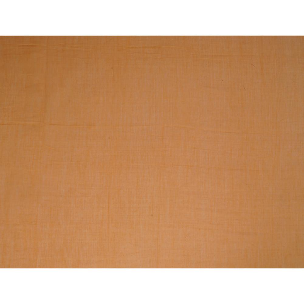 (Pre Cut Pre-Cut Fabrics>>Cut Piece Upto 1 Metre)Squash Color Yarn Dyed Pure Chanderi Fabric