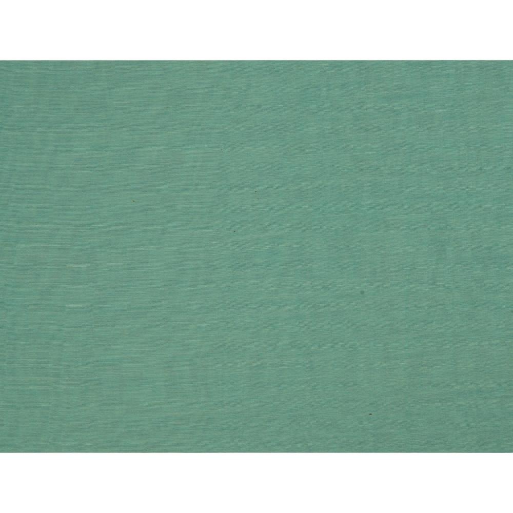 (Pre Cut 2.50 Mtr Piece)Baby Blue Color Yarn Dyed Pure Chanderi Fabric
