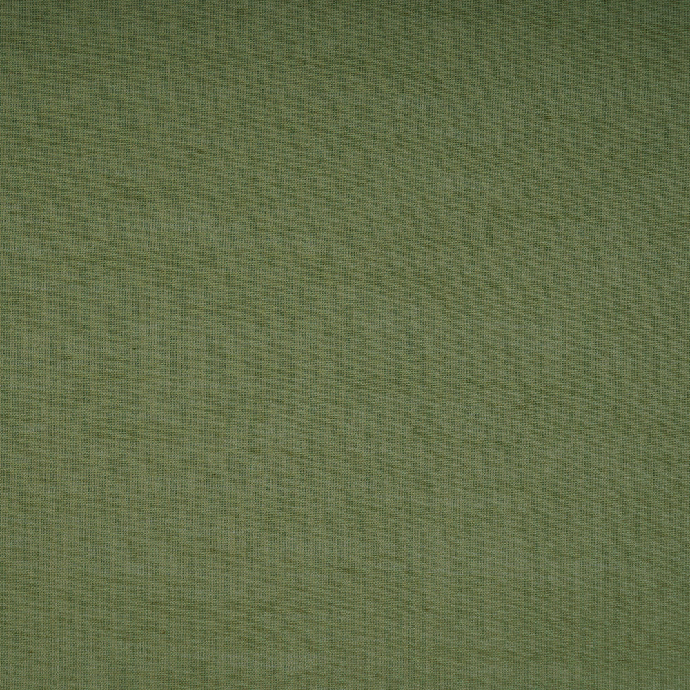 (Pre-Cut 4.10 Mtr ) Mint Green Color Yarn Dyed Pure Chanderi Fabric