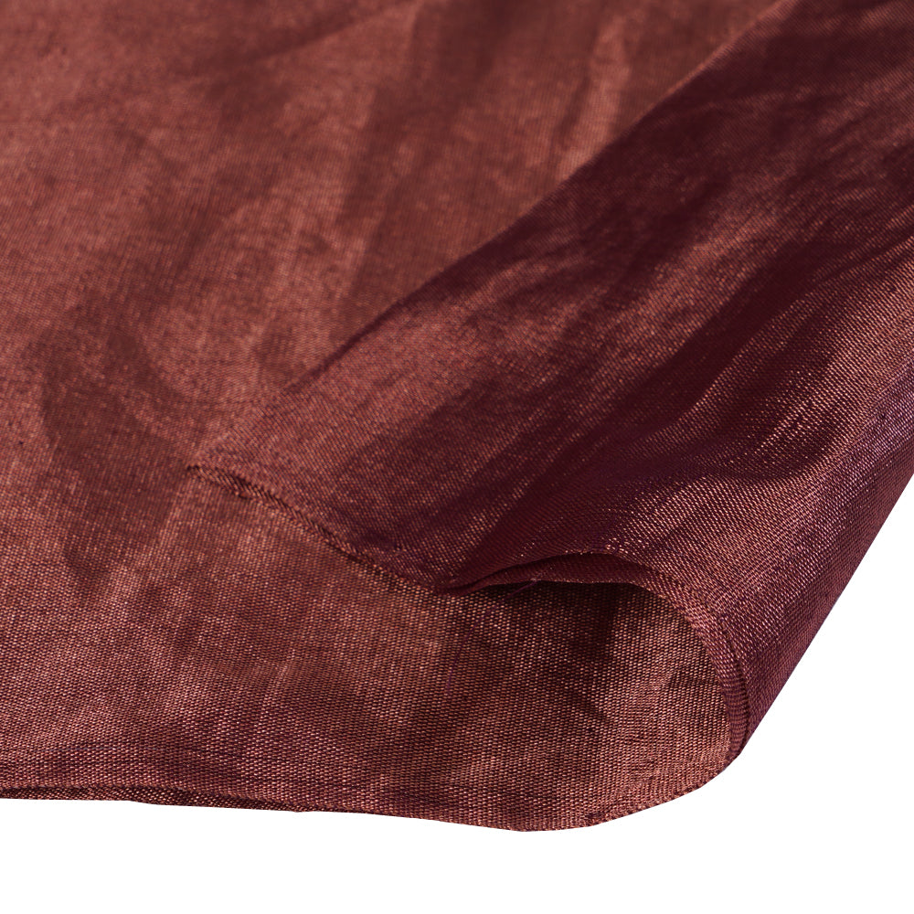 (Pre Cut 0.50 Mtr Piece) Metallic Pink Color Handwoven Pure Tissue Fabric