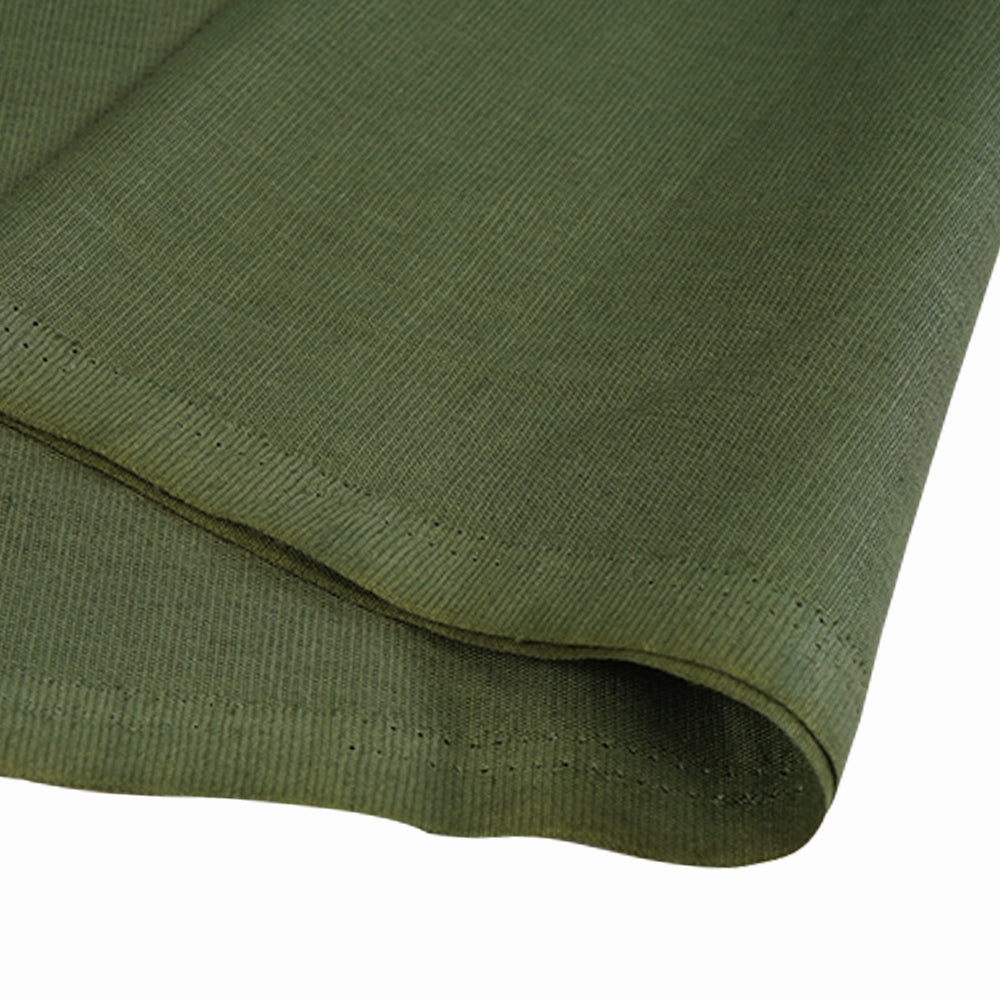 (Pre Cut 1.50 Mtr Piece) Pine Color Cotton Linen Fabric
