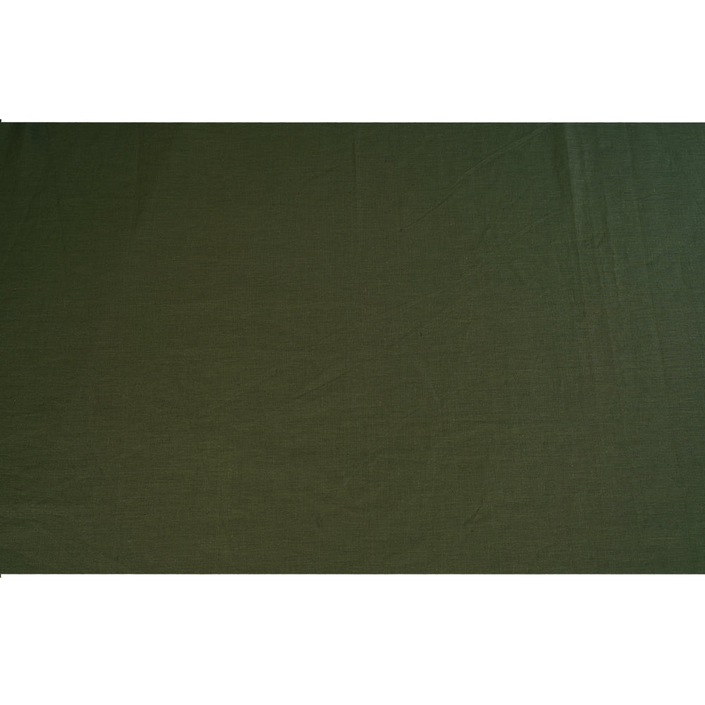 (Pre Cut 2 Mtr Piece) Pine Color Cotton Linen Fabric