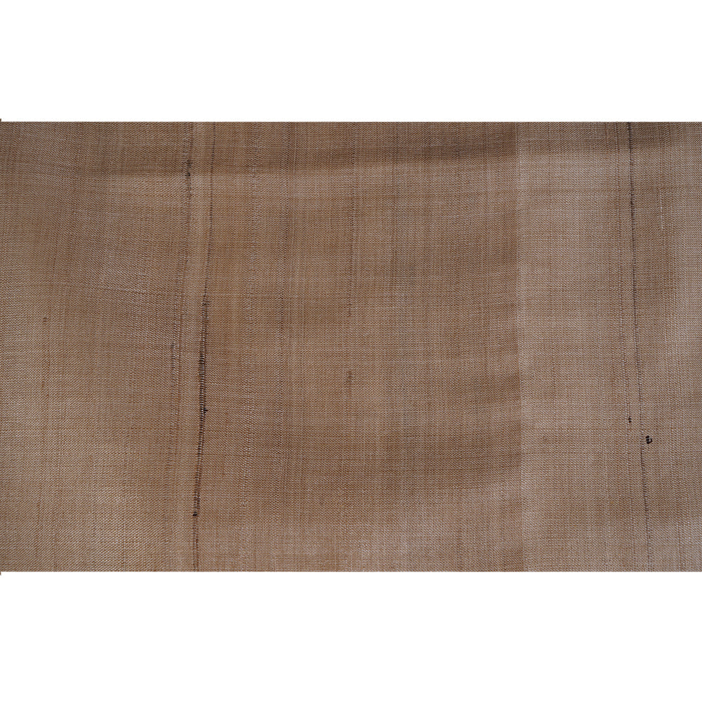 (Pre Cut 1.40 Mtr Piece) Beige Color Tussar Silk Fabric