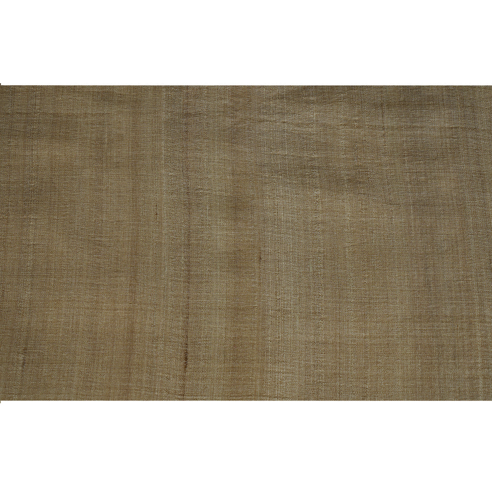 (Pre Cut 1.55 Mtr Piece) Beige Color Tussar Silk Fabric