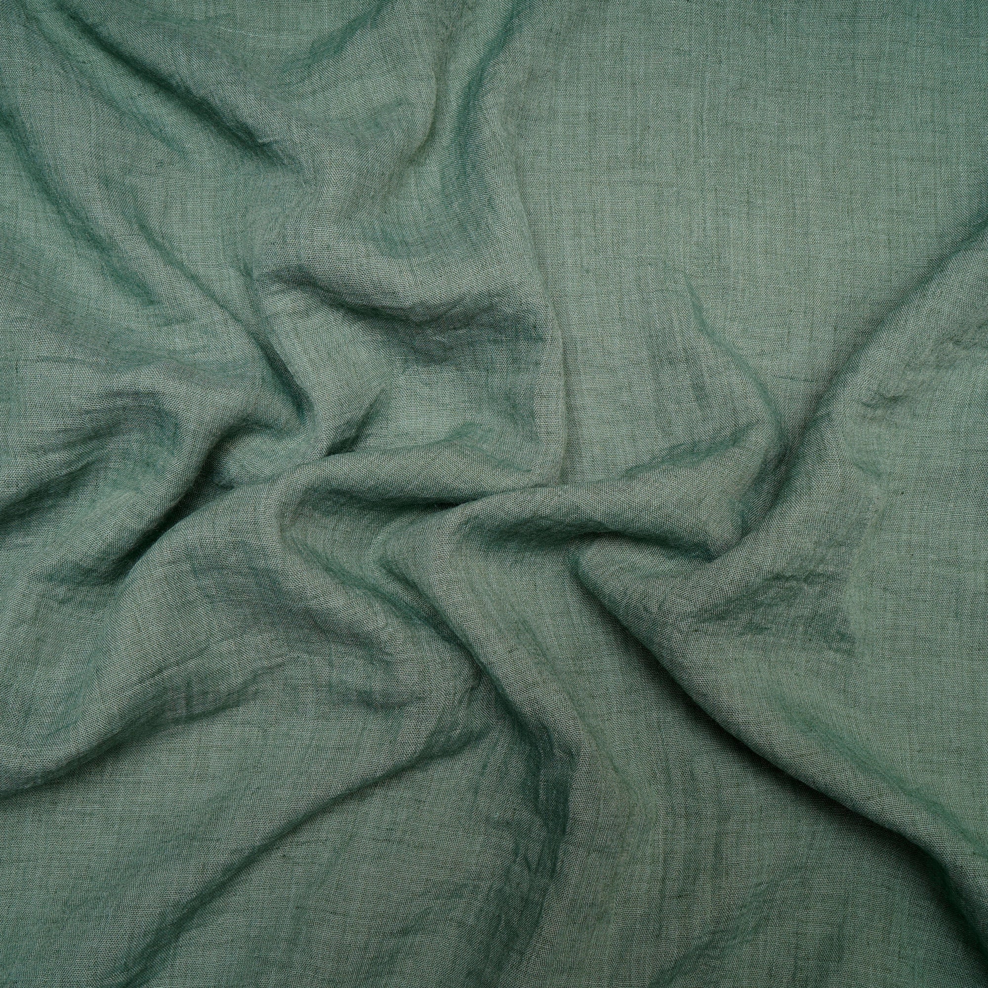 (Pre Cut 1.70 Mtr )Fern Color Cheese Cotton Fabric