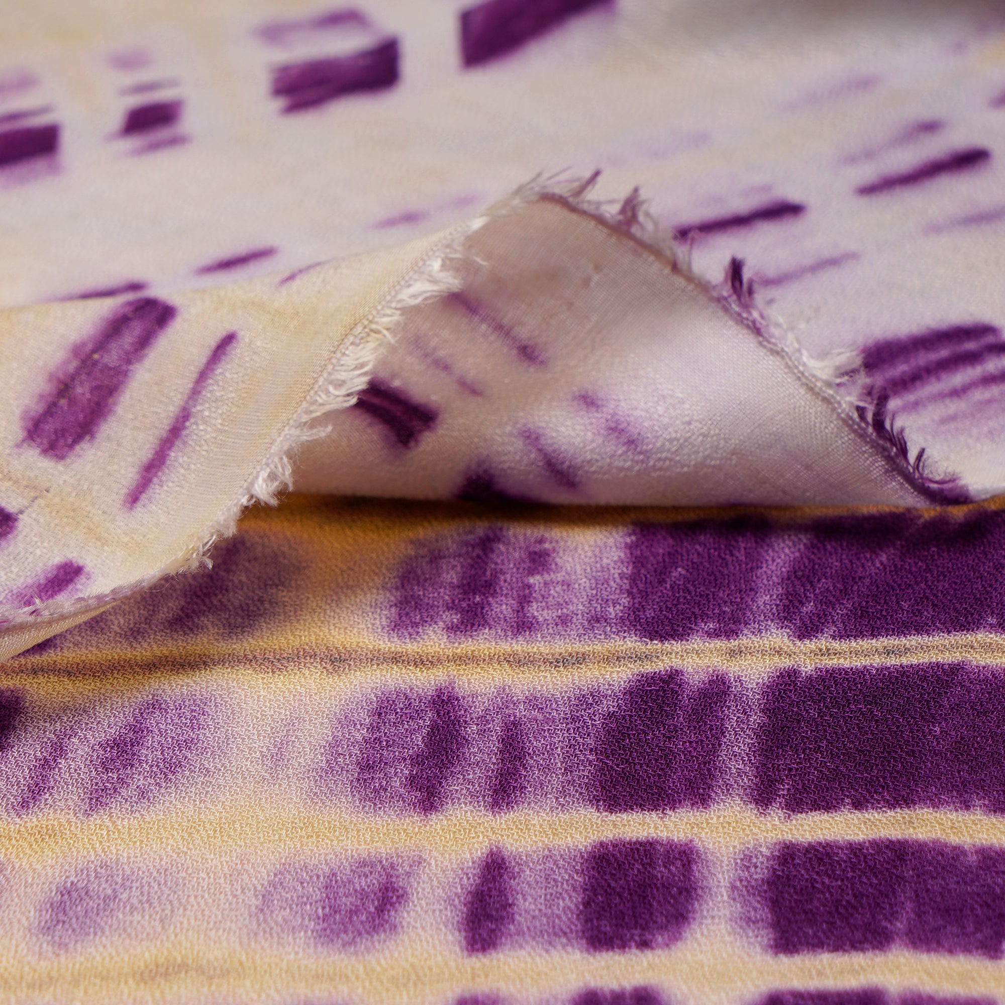 (Pre-Cut 0.65 Mtr) Multi Color Handcrafted Batik Printed Cotton Fabric