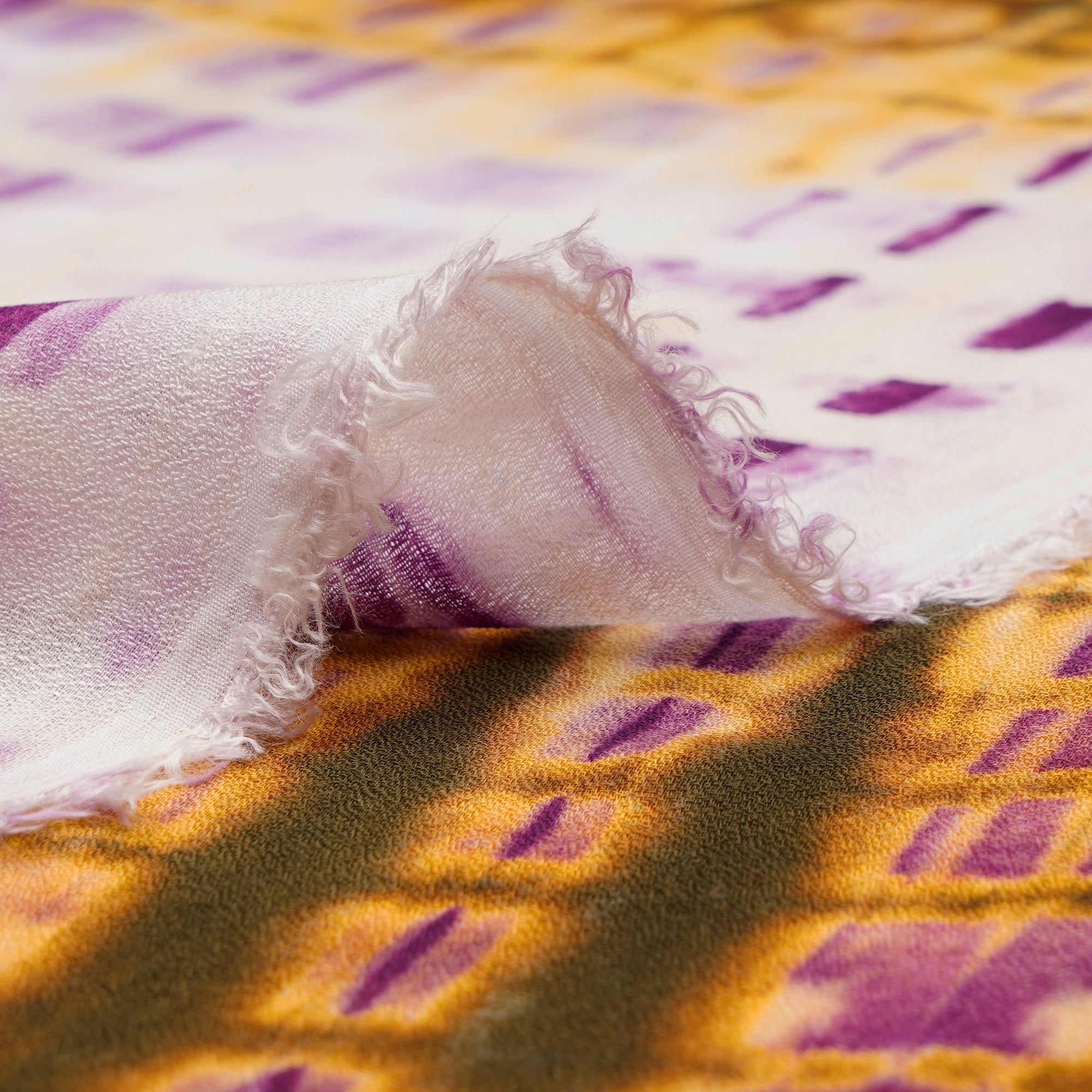 (Pre Cut 1.70 Mtr Piece) Multi Color Handcrafted Batik Printed Cotton Fabric