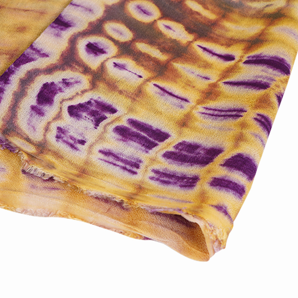 (Pre Cut 1.75 Mtr Piece) Multi Color Handcrafted Batik Printed Cotton Fabric