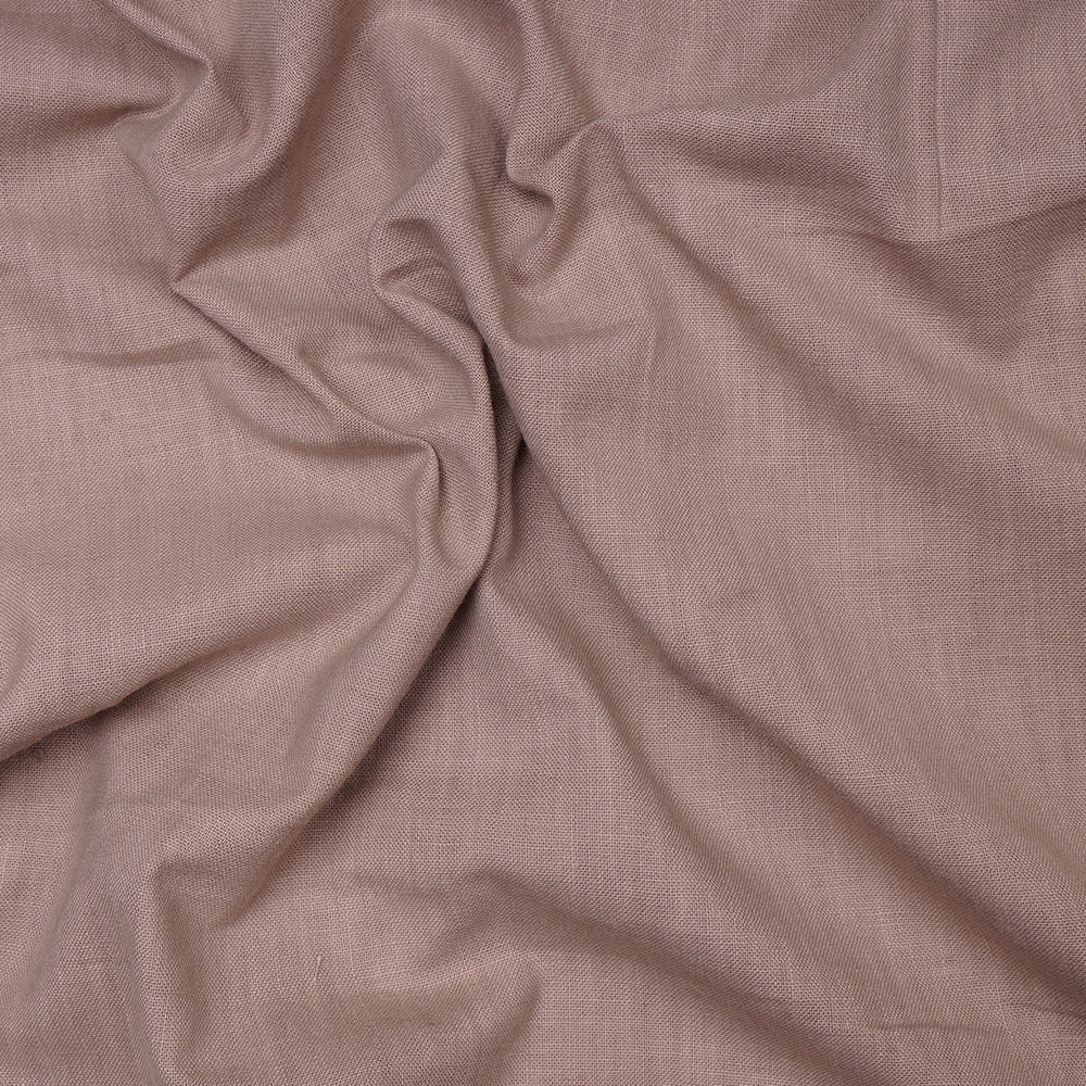 (Pre-Cut 2.10 Mtr) Pearl Blush Color Muslin Cotton Fabric