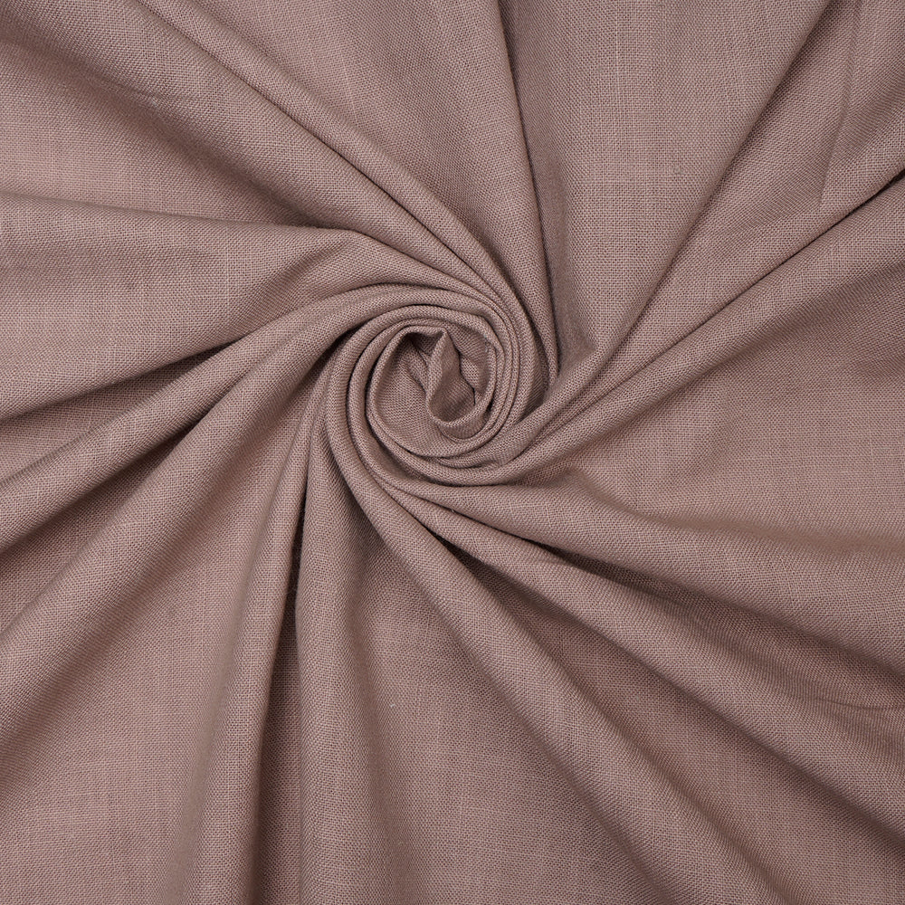 (Pre-Cut 2.10 Mtr) Pearl Blush Color Muslin Cotton Fabric