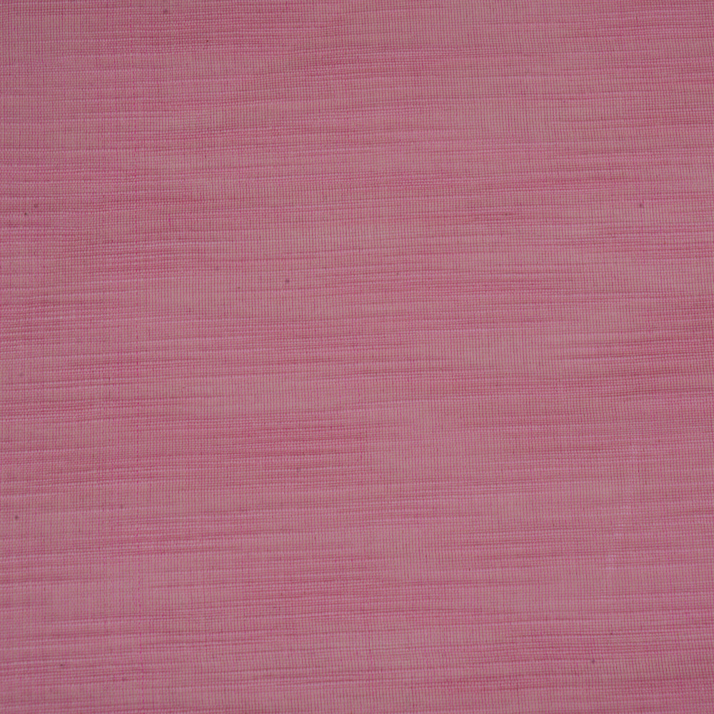 (Pre Cut 3.30 Mtr Piece) Light Pink Color Slub Chanderi Fabric