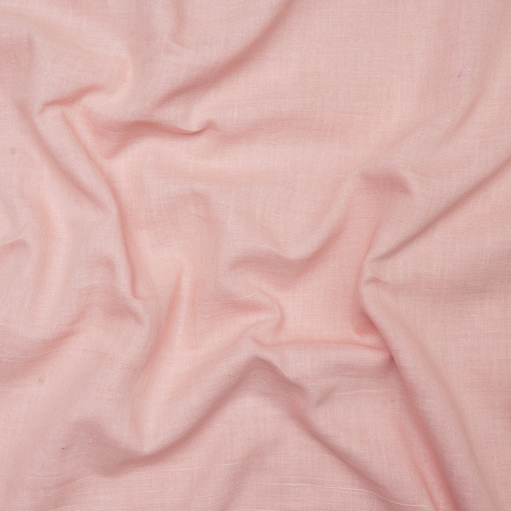 (Pre-Cut 1.50 Mtr) Light Pink Color Muslin Cotton Fabric