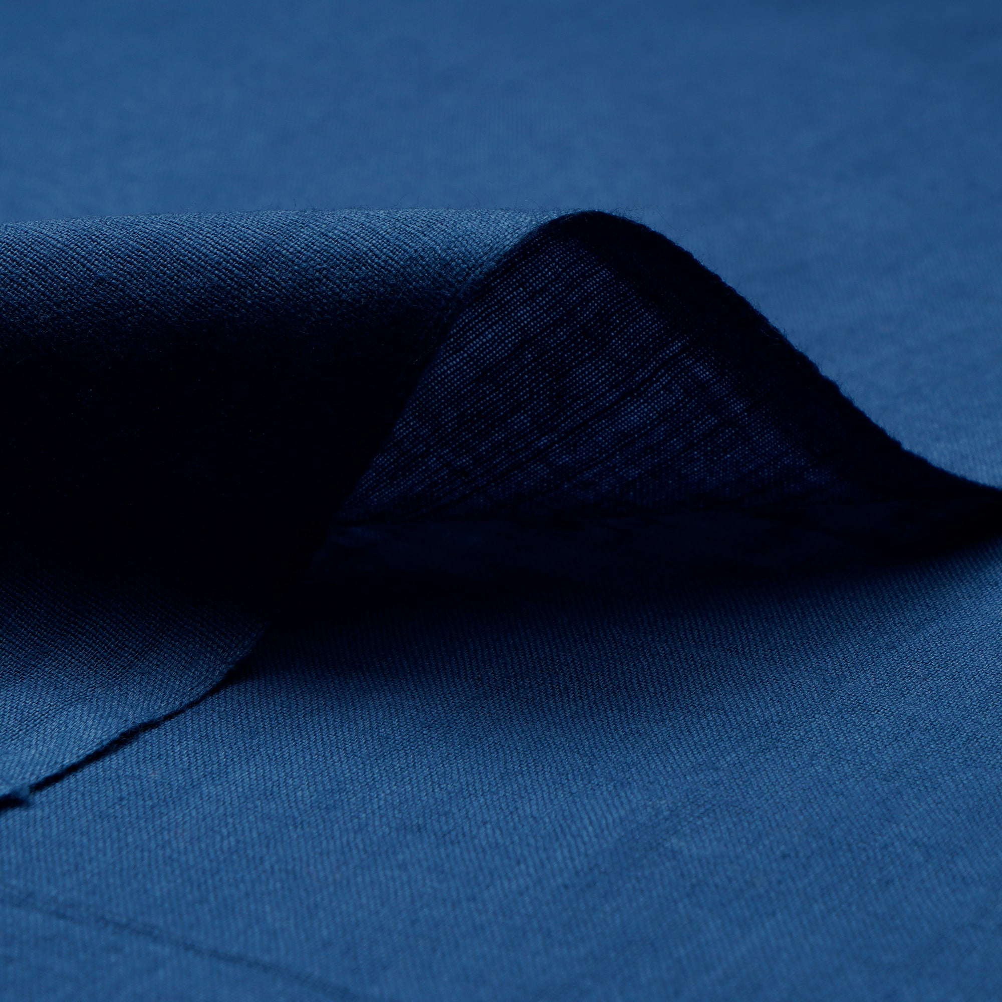 (Pre-Cut 2.10 Mtr) Royal Blue Muslin Cotton Fabric