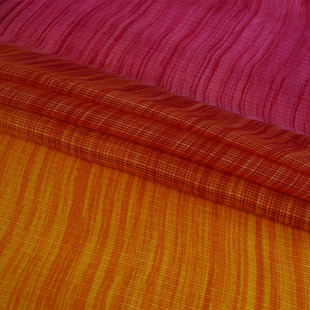 (Pre Cut 2 Mtr Piece) Multi Color Printed Kota Silk Fabric