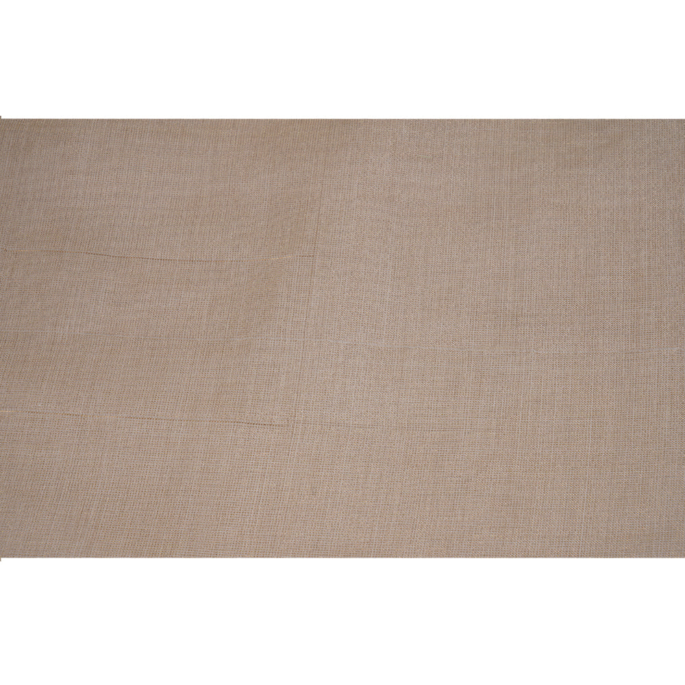 (Pre Cut 1.05 Mtr Piece) Gold Color Chanderi Tissue Fabric