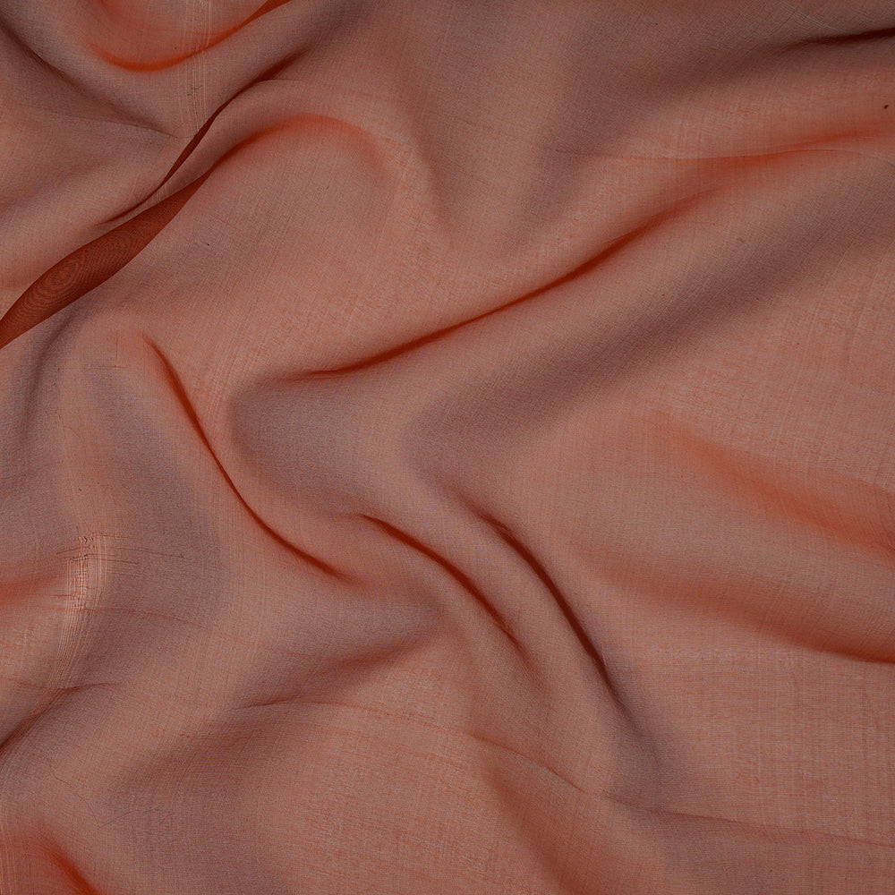 (Pre-Cut 2.50 Mtr ) Red Color Banarasi 2/3 Organza Silk Fabric