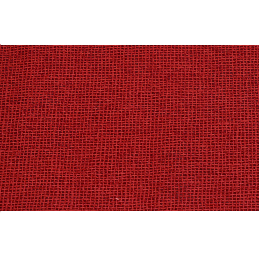 (Pre Cut 1.65 Mtr Piece) Red Color Pure Cotton Fabric