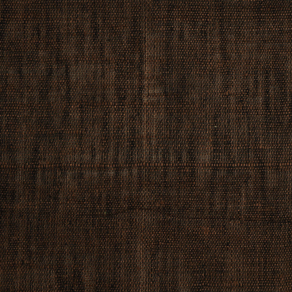 (Pre Cut 3.90 Mtr Piece) Black-Brown Color Cotton Fabric
