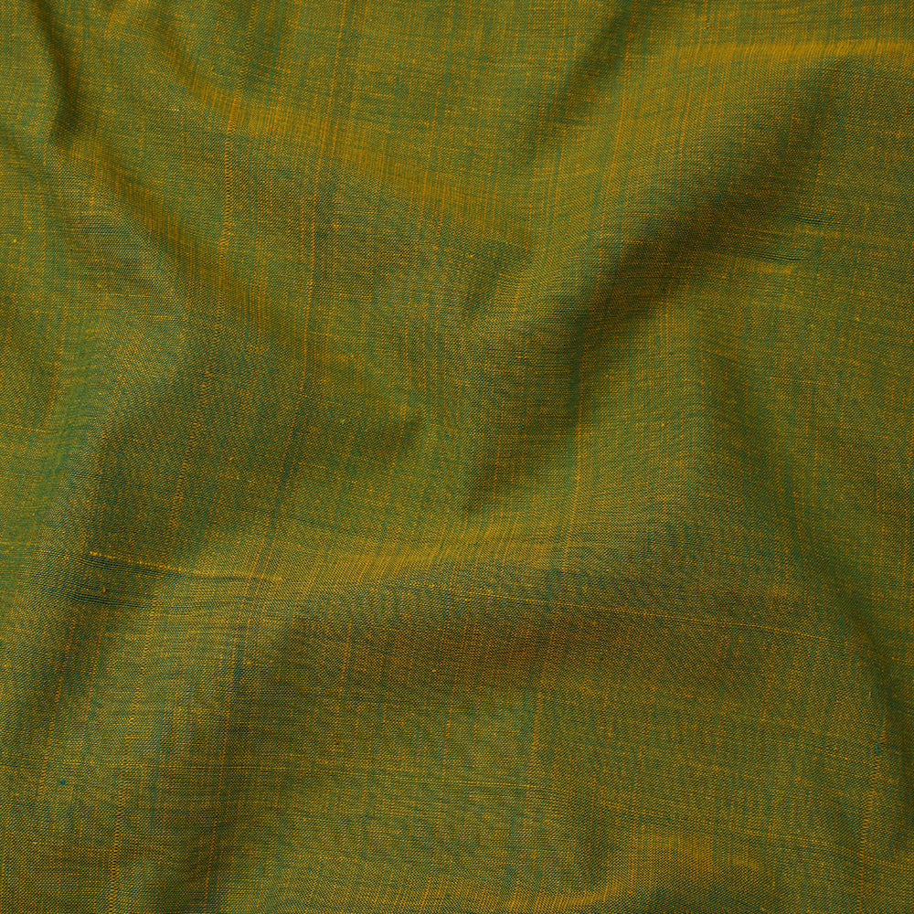(Pre-Cut 2 Mtr) Pickle Green Color Mangalgiri Cotton Fabric