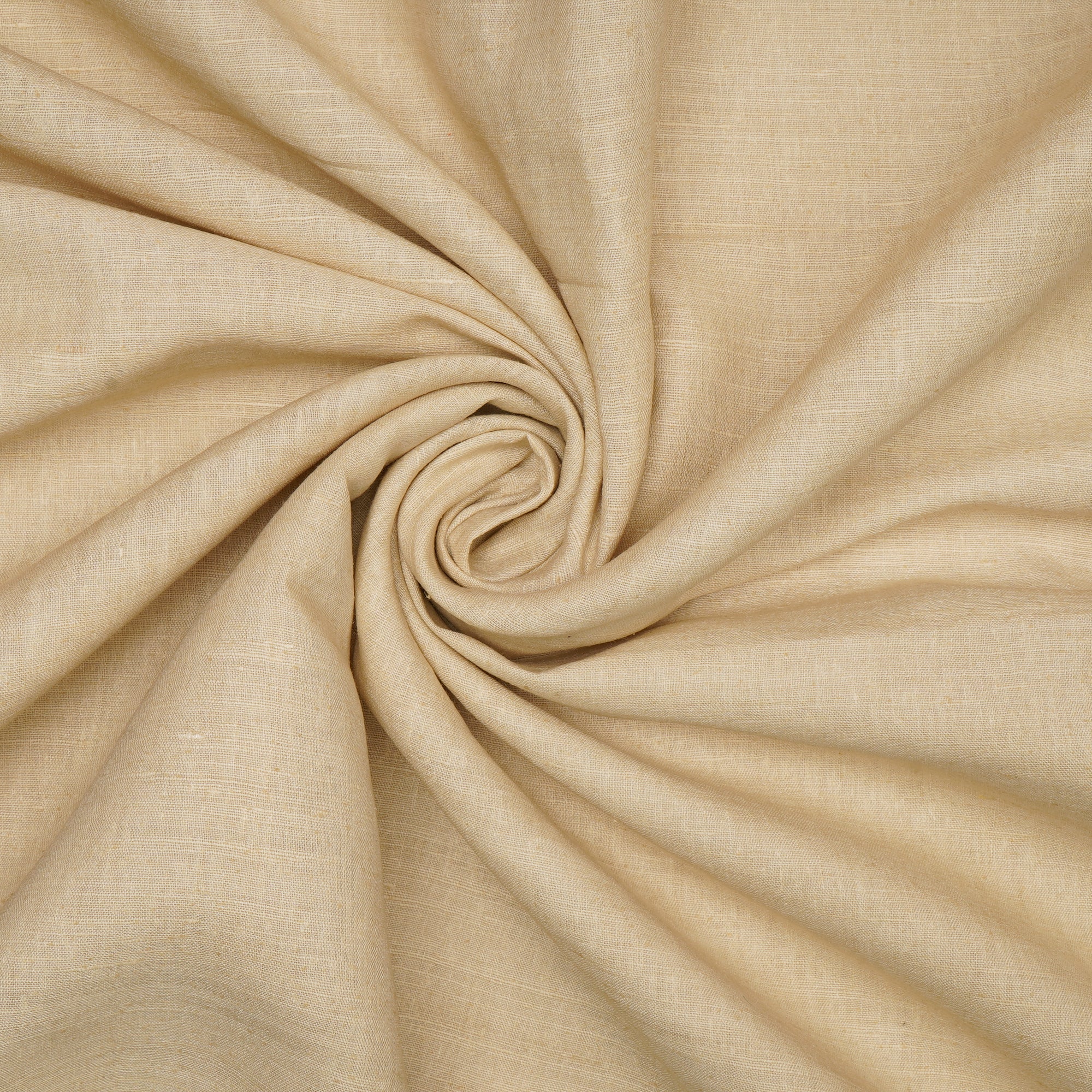 Buy (Pre-Cut 2.45 Mtr) Cream Color Matka Silk Fabric 20241-245/7 | FFAB