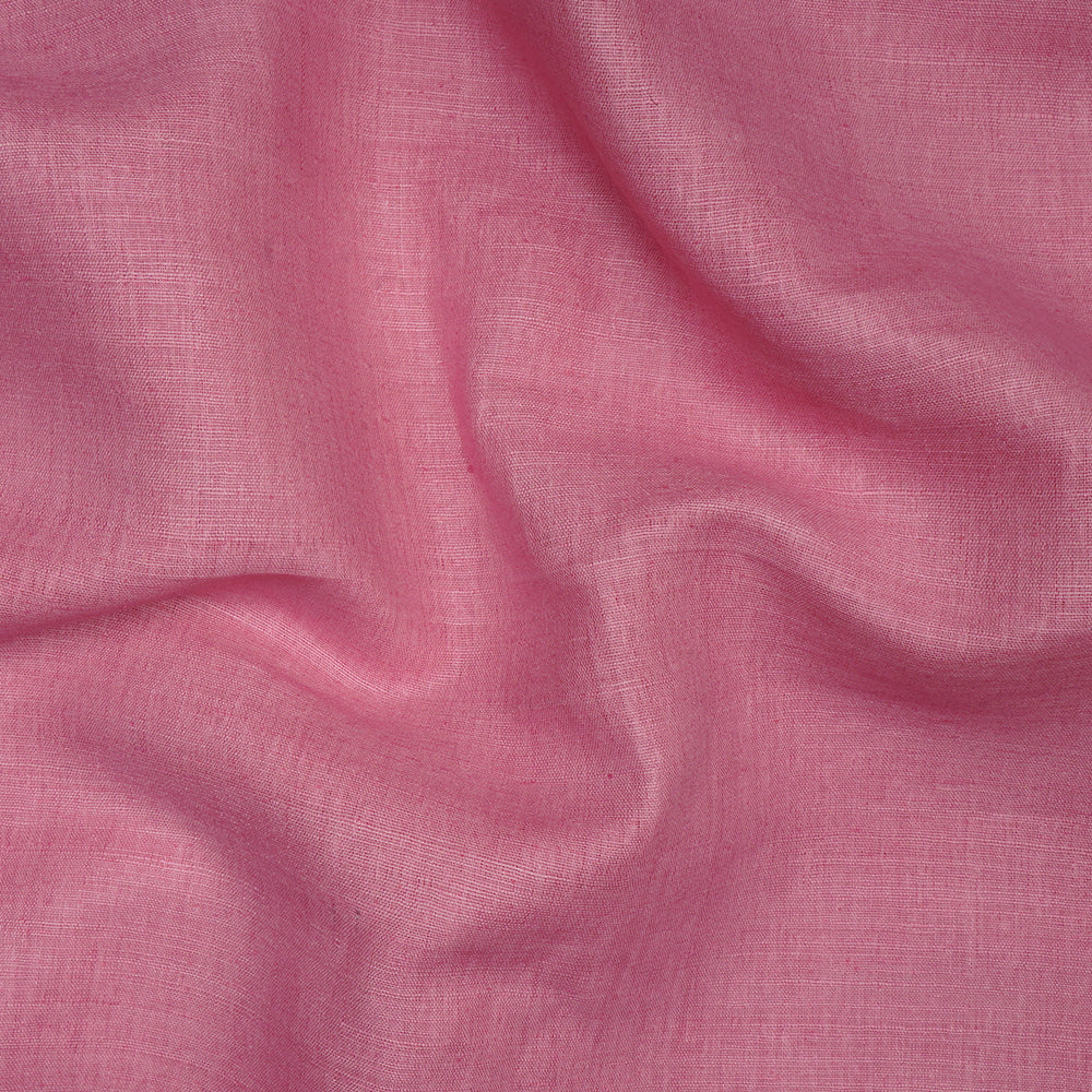 (Pre-Cut 3.10 Mtr) Light Pink Color Matka Silk Fabric