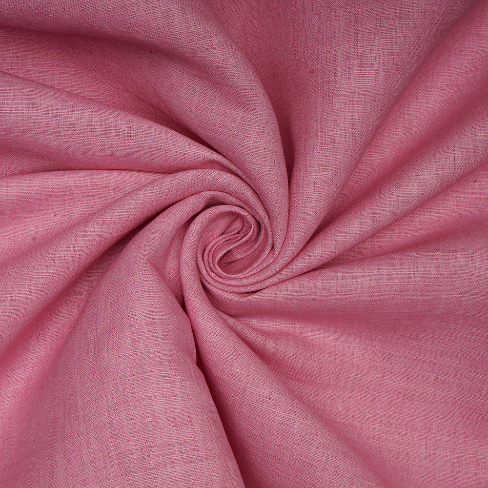 (Pre-Cut 3.10 Mtr) Light Pink Color Matka Silk Fabric