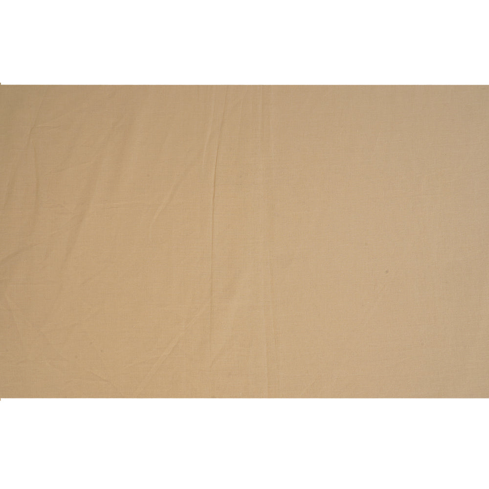 (Pre Cut 1 Mtr Piece) Beige Color Mill Dyed Cotton Cambric Fabric