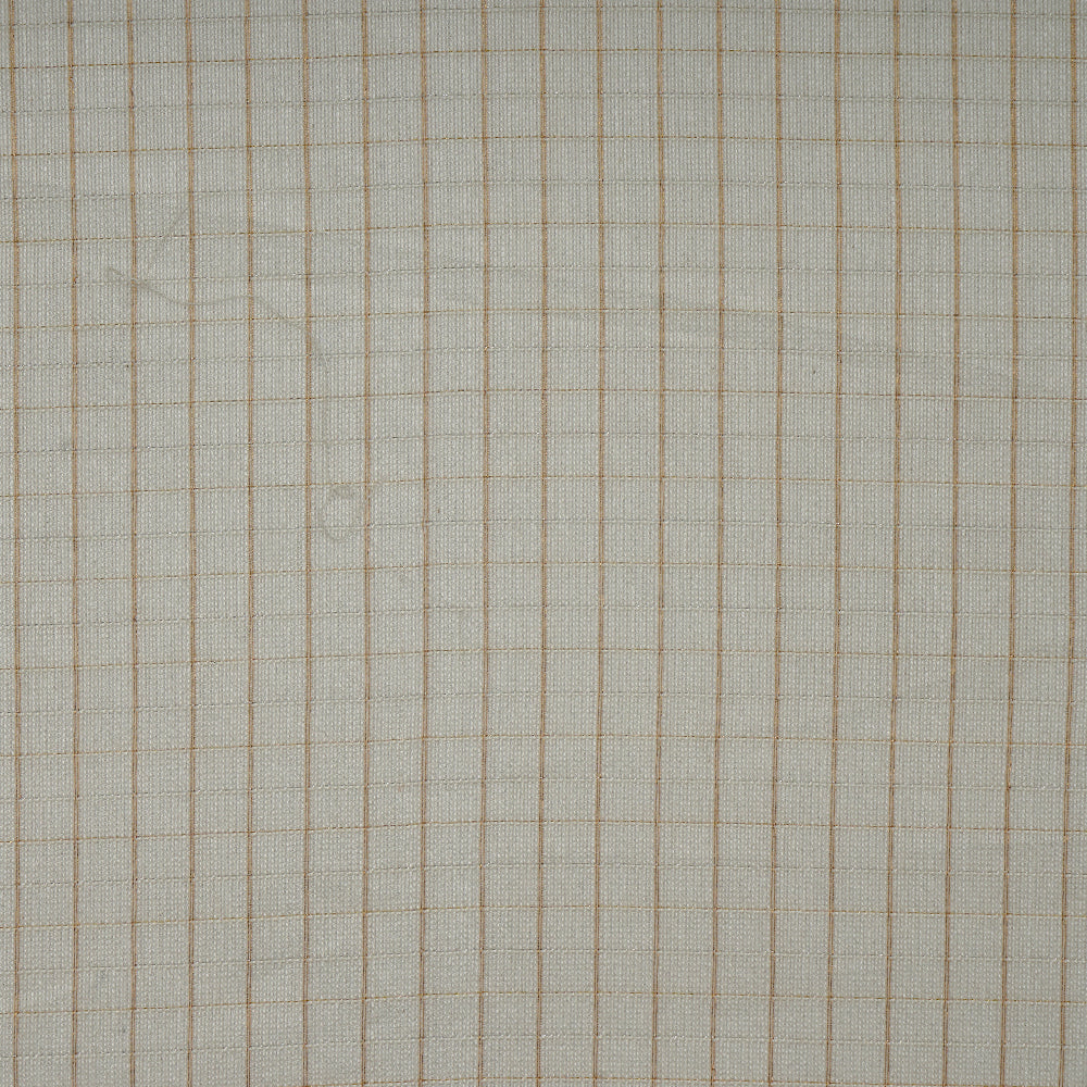 (Pre-Cut 0.70 Mtr ) Off-White Color Fine Chanderi Fabric