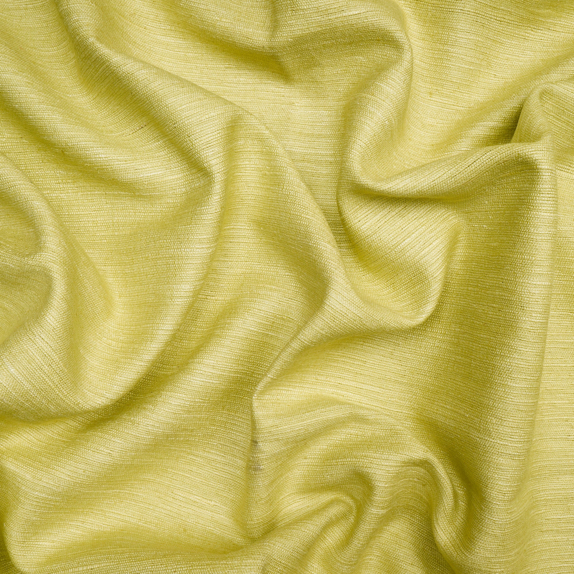 (Pre Cut 1.25 Mtr Piece) Green Color Silk Fabric