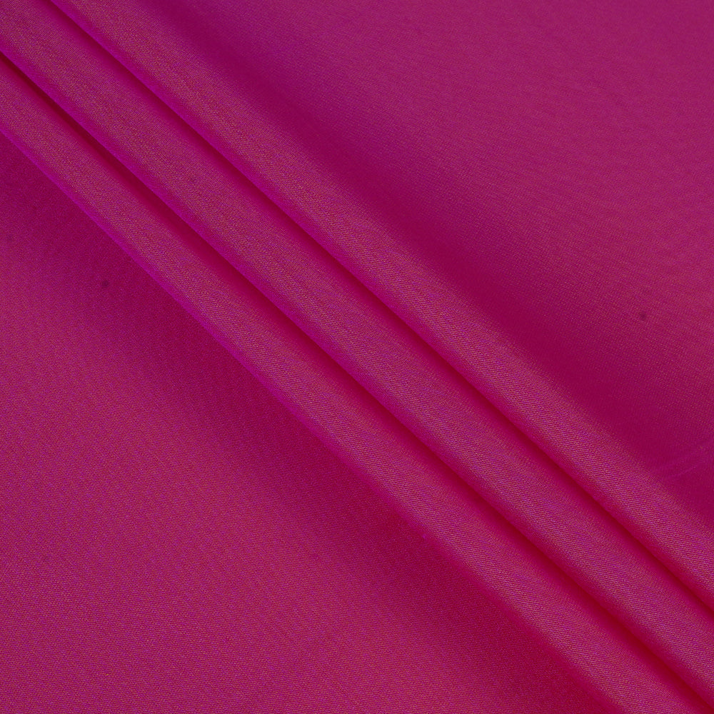 (Pre Cut 3.65 Mtr Piece) Pink-Mustard Color Satin Silk Fabric