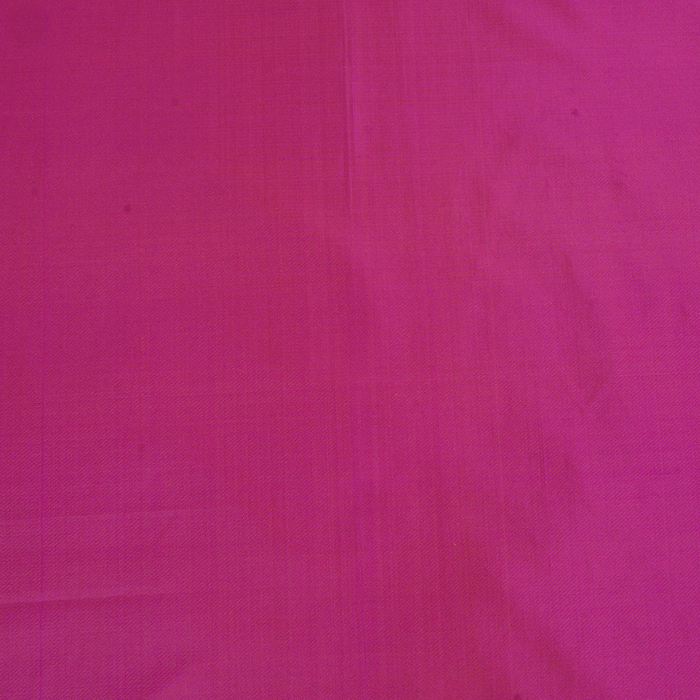 (Pre Cut 3.65 Mtr Piece) Pink-Mustard Color Satin Silk Fabric