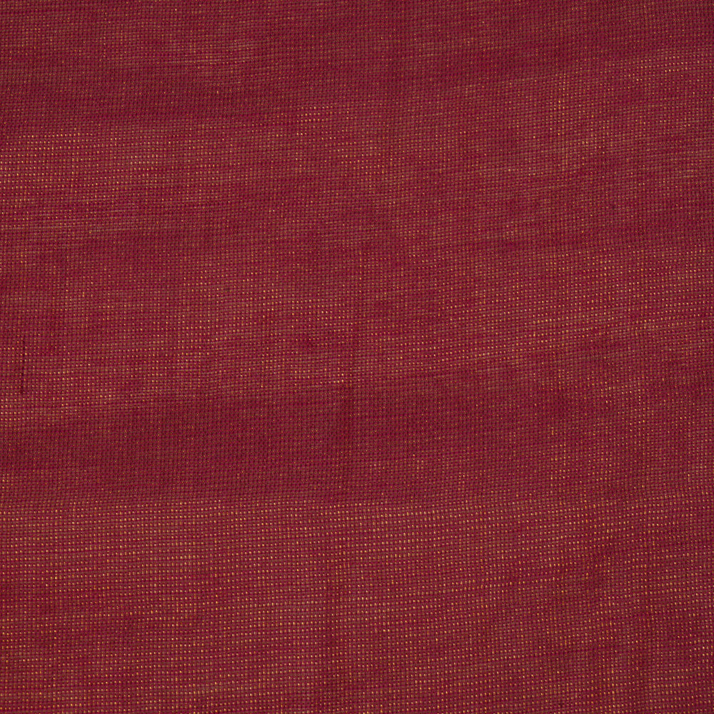 (Pre Cut 1.50 Mtr Piece) Pink Color Tissue Chanderi Fabric