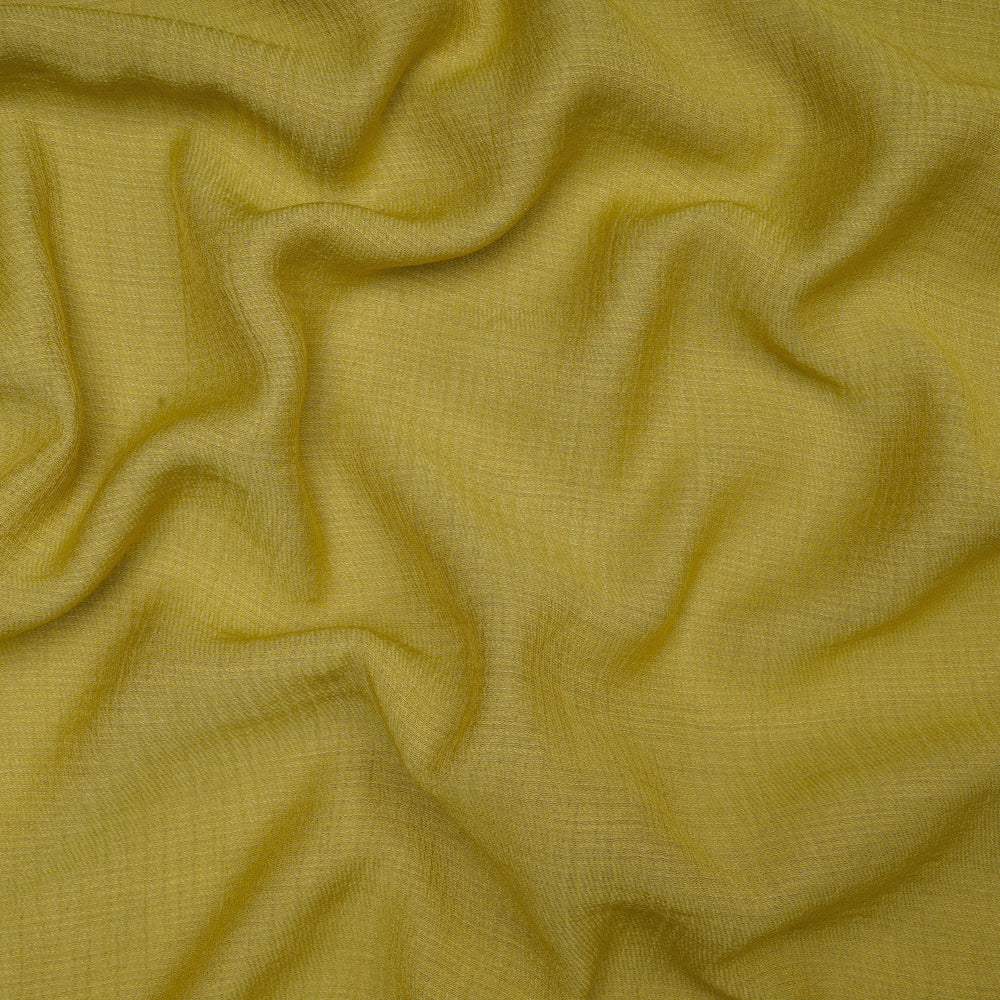 (Pre-Cut 2.80 Mtr) Green Color Viscose Fabric