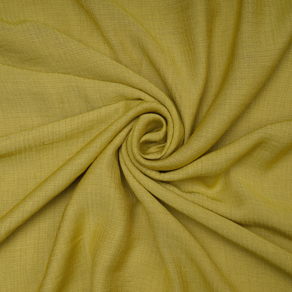 (Pre-Cut 2.80 Mtr) Green Color Viscose Fabric