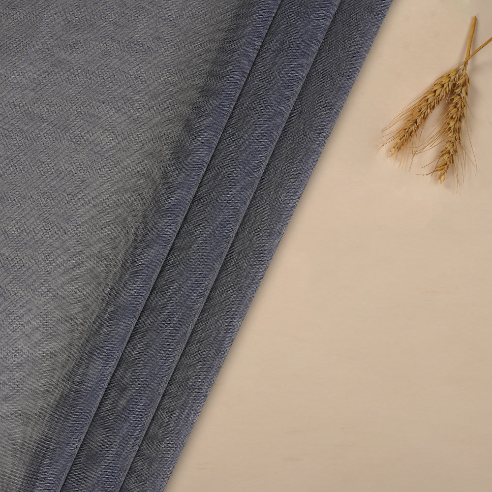 (Pre Cut 1.55 Mtr Piece) Blue Color Cotton Denim Fabric