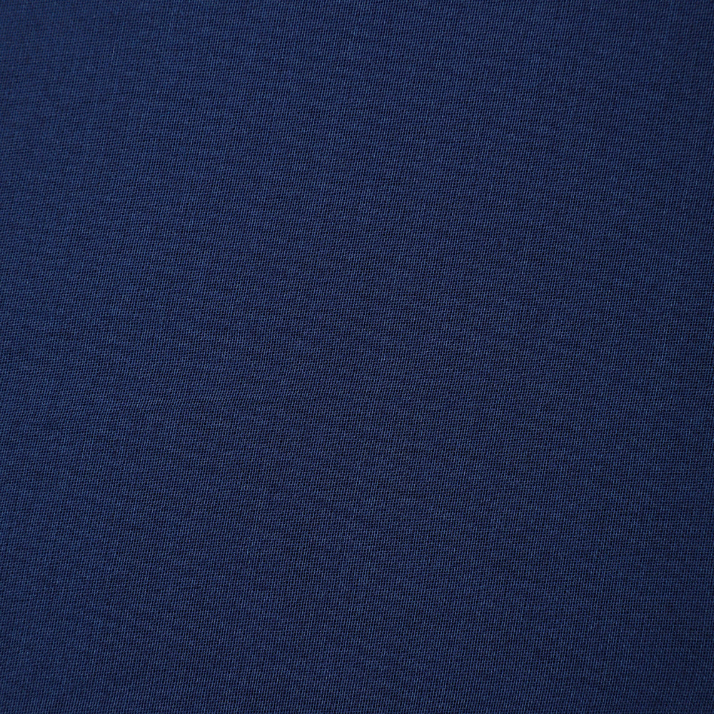 (Pre-Cut 1.55 Mtr ) Navy Color Cotton Denim Fabric