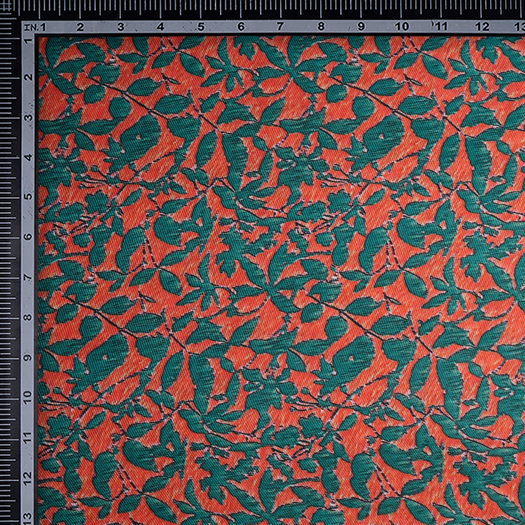(Pre Cut 1.95 Mtr Piece) Multi Color Digital Printed Modal Satin Dubby Fabric