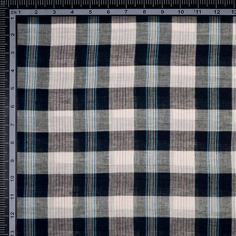 (Pre-Cut 2.35 Mtr) Multi Color Muslin Cotton Fabric